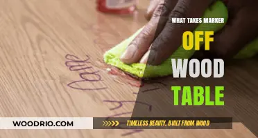 Effective Ways to Remove Marker Stains from Your Wood Table