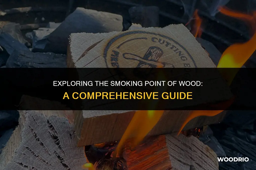 what temperature will wood start to smoke