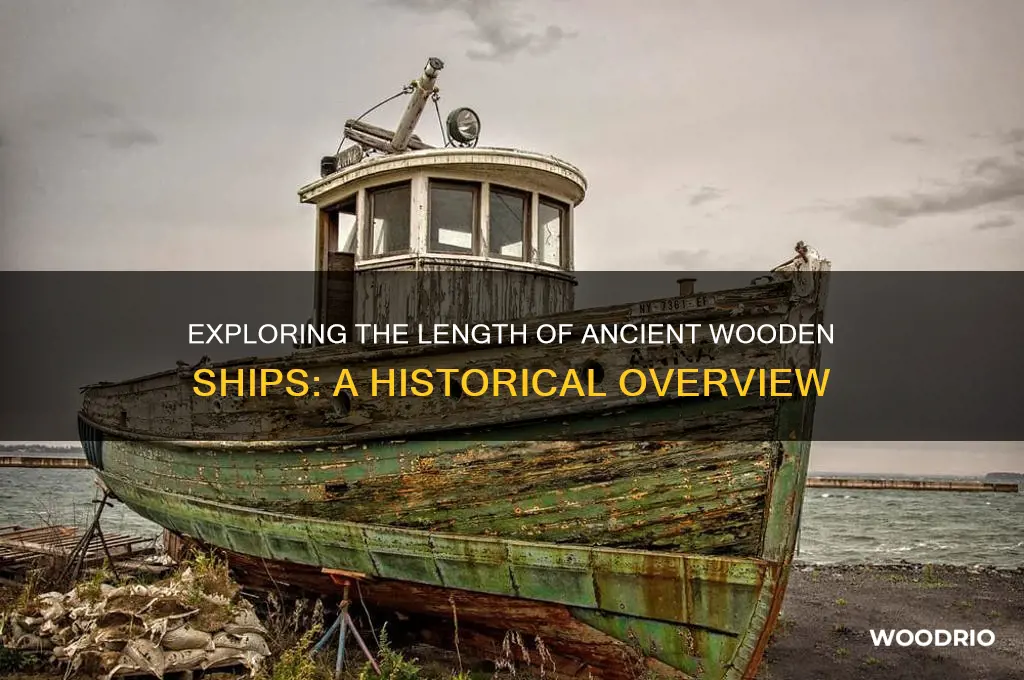 what the length of old wooden ships