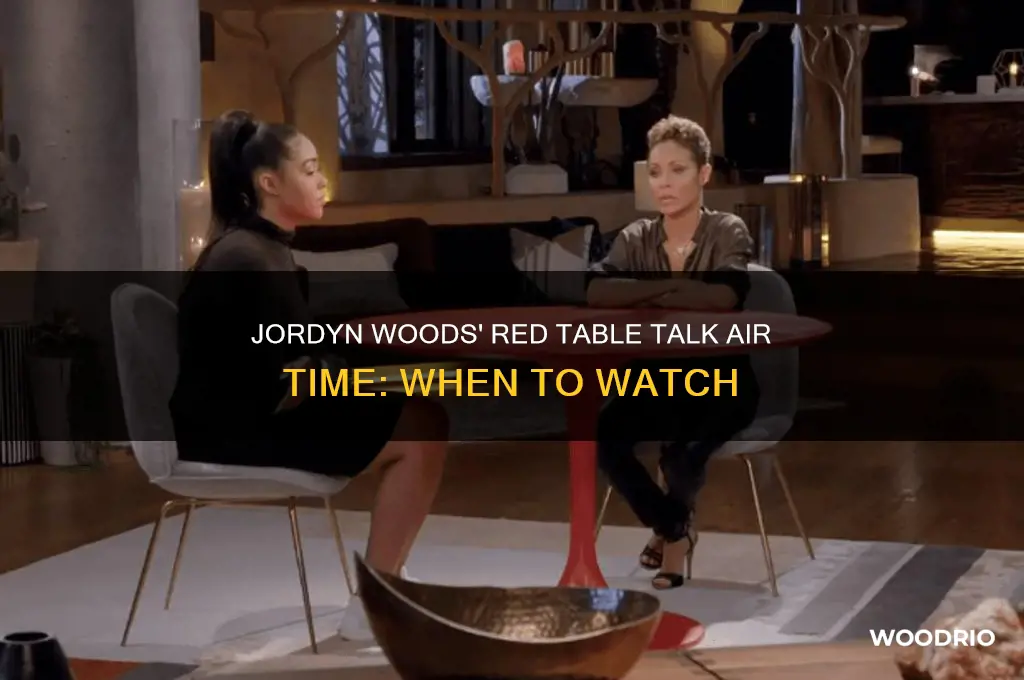 what time does jordyn woods red table talk air