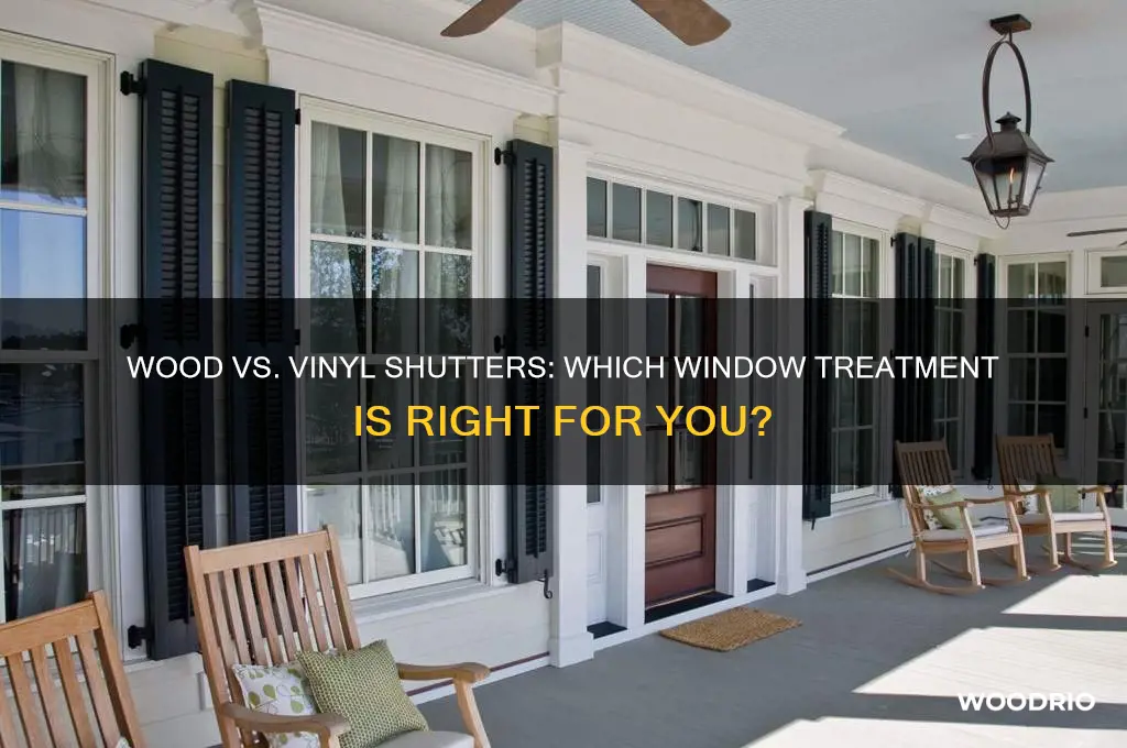 what to buy wood or vinyl shutters