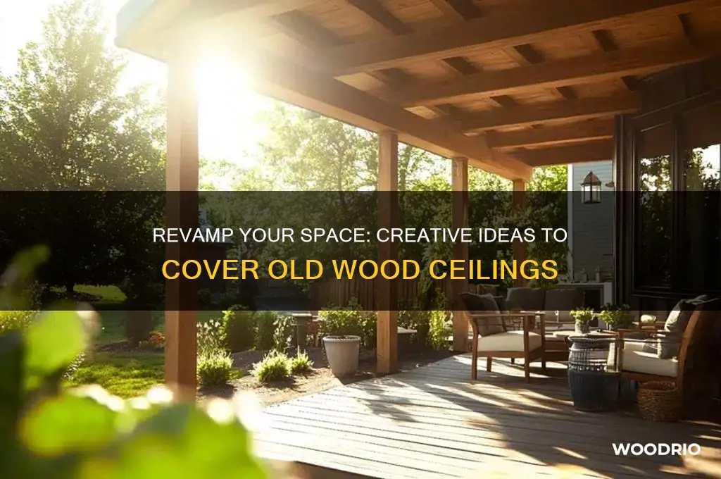 what to cover an old wood ceiling with