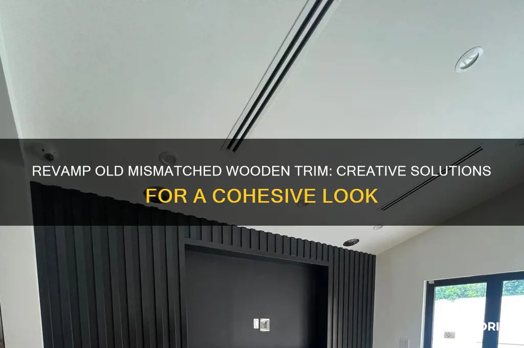 what to do about old mismatched wooden trim