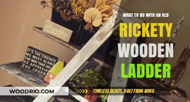 Revamp Your Old Wooden Ladder: Creative DIY Ideas for a New Purpose