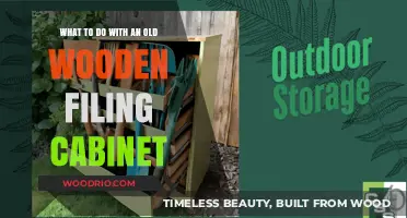 Revamp Your Old Wooden Filing Cabinet: Creative Upcycling Ideas