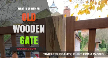 Revamp Your Old Wooden Gate: Creative DIY Ideas for Upcycling