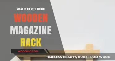 Revamp Your Old Wooden Magazine Rack: Creative DIY Ideas