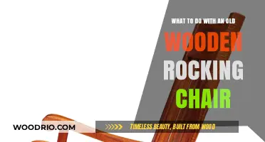 Revive Your Old Wooden Rocking Chair: Creative Upcycling Ideas