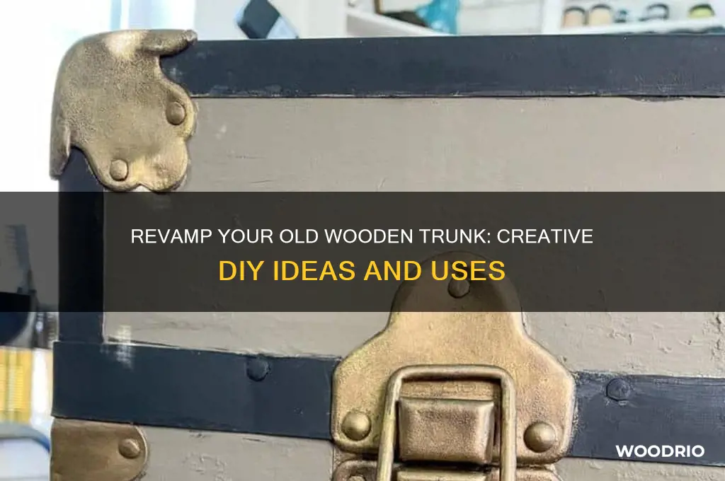 what to do with an old wooden trunk