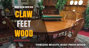 Revamp Old Claw Feet Wood: Creative Upcycling Ideas for Vintage Charm
