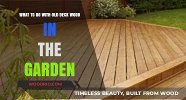 Revamp Your Garden: Creative Uses for Old Deck Wood