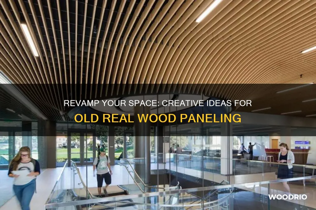 what to do with old real wood paneling