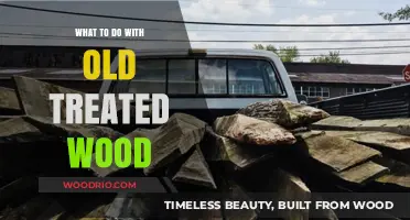 Reviving Old Treated Wood: Creative Reuse and Eco-Friendly Disposal Ideas