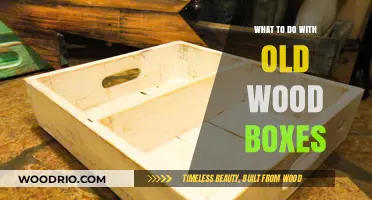 Creative Ways to Repurpose Old Wood Boxes for Home Decor