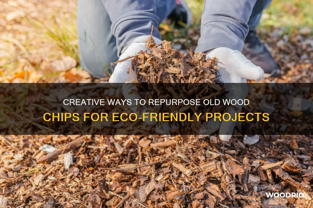 what to do with old wood chips