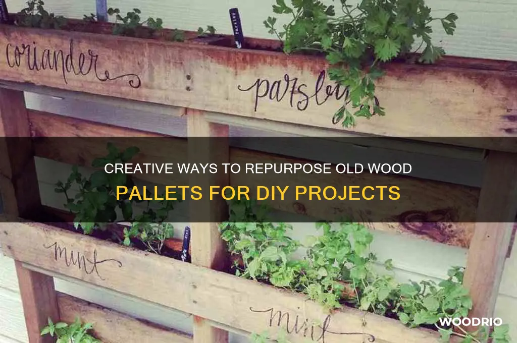 what to do with old wood pallets