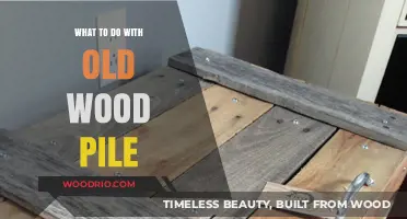 Creative Ways to Repurpose Your Old Wood Pile at Home
