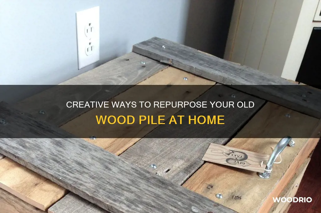 what to do with old wood pile