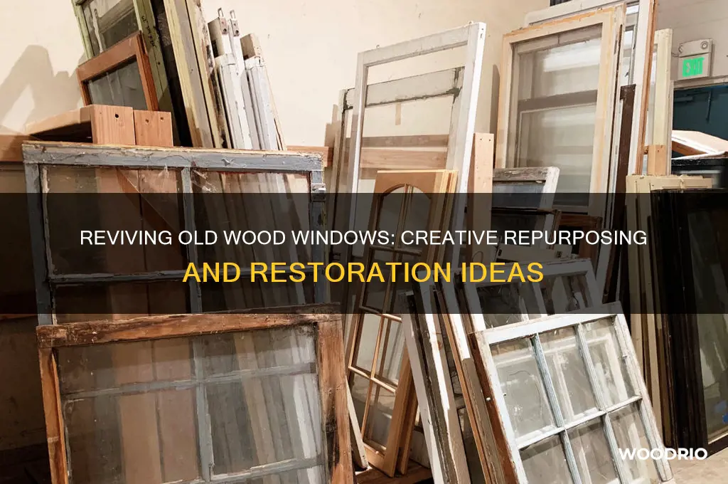 what to do with old wood windows
