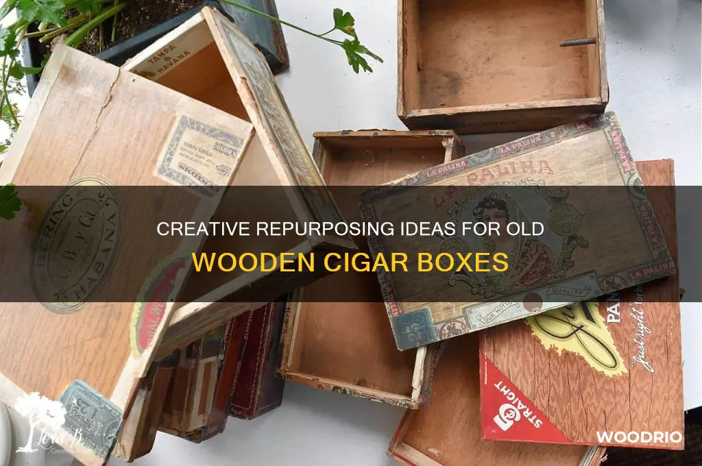 what to do with old wooden cigar boxes