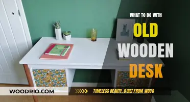 Revamp Your Old Wooden Desk: Creative DIY Ideas for a New Look