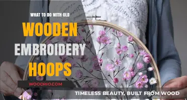 Creative Ways to Repurpose Old Wooden Embroidery Hoops for DIY Projects