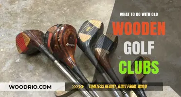 Revive Your Game: Creative Uses for Old Wooden Golf Clubs
