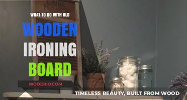 Creative Repurposing Ideas for Your Old Wooden Ironing Board