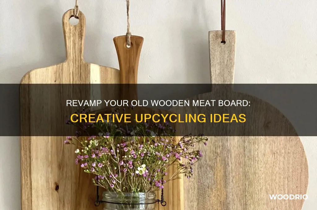 what to do with old wooden meat board