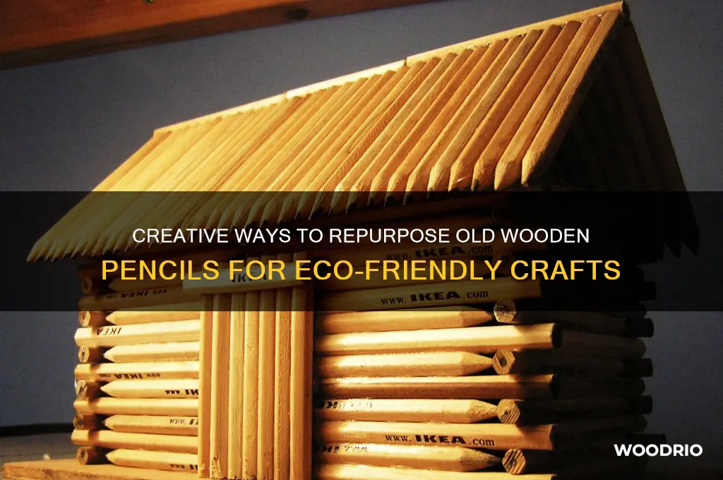 what to do with old wooden pencils
