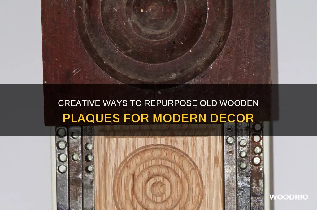 what to do with old wooden plaques