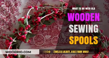 Creative Ways to Repurpose Old Wooden Sewing Spools