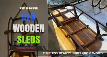 Creative Ways to Repurpose Old Wooden Sleds for Home Decor