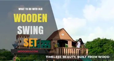 Revamp Your Backyard: Creative Uses for Old Wooden Swing Sets