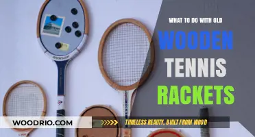 Revive Old Wooden Tennis Rackets: Creative Upcycling Ideas & DIY Projects