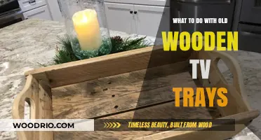 Creative Repurposing Ideas for Old Wooden TV Trays