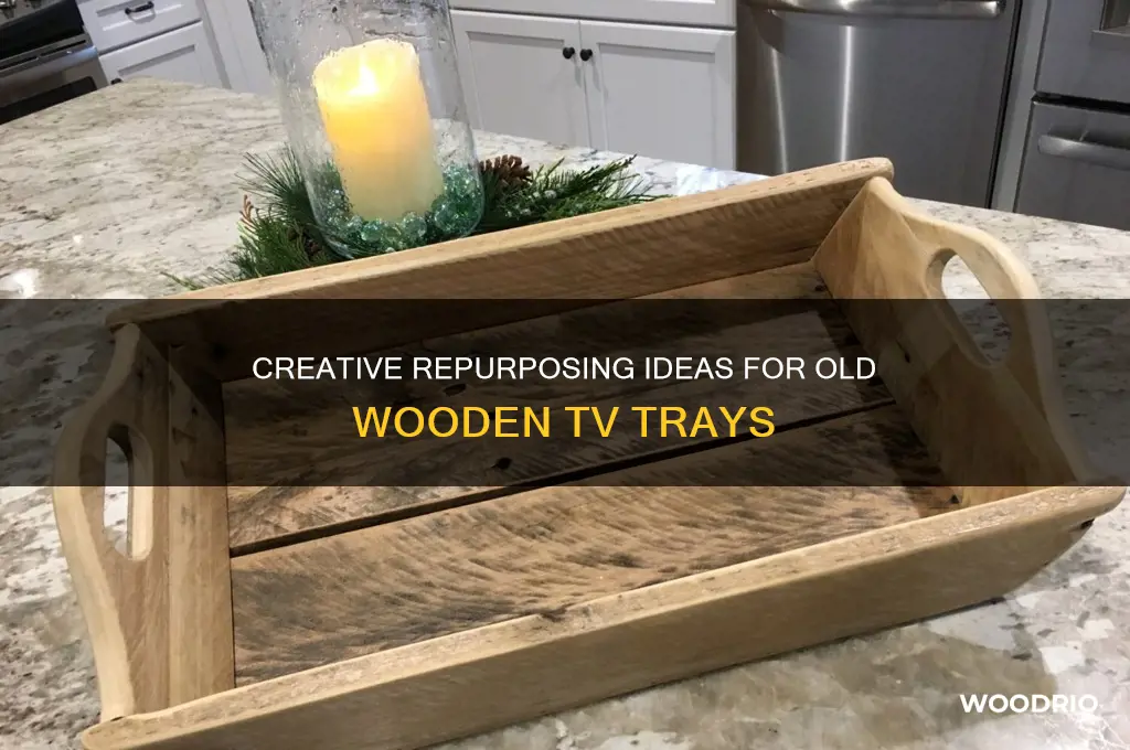 what to do with old wooden tv trays