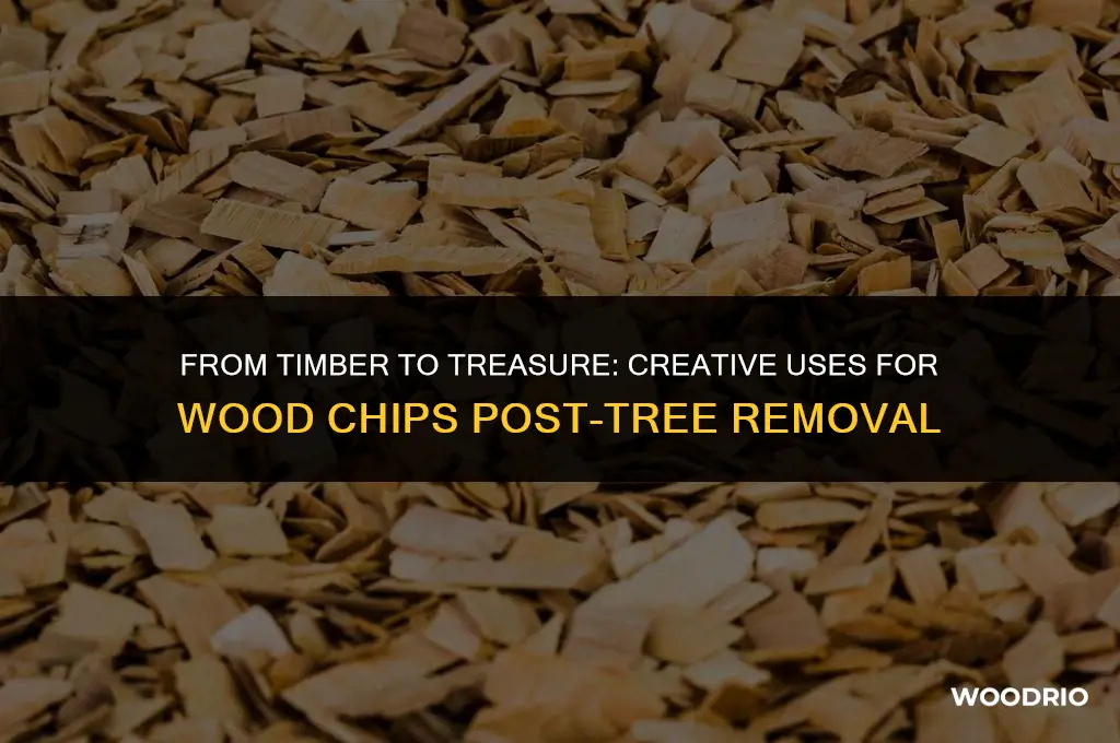 what to do with wood chips after tree removal