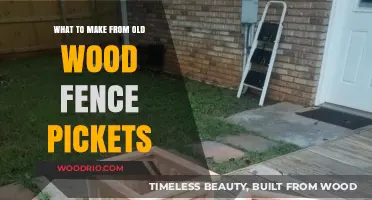 Creative DIY Projects: Transforming Old Wood Fence Pickets into Treasures