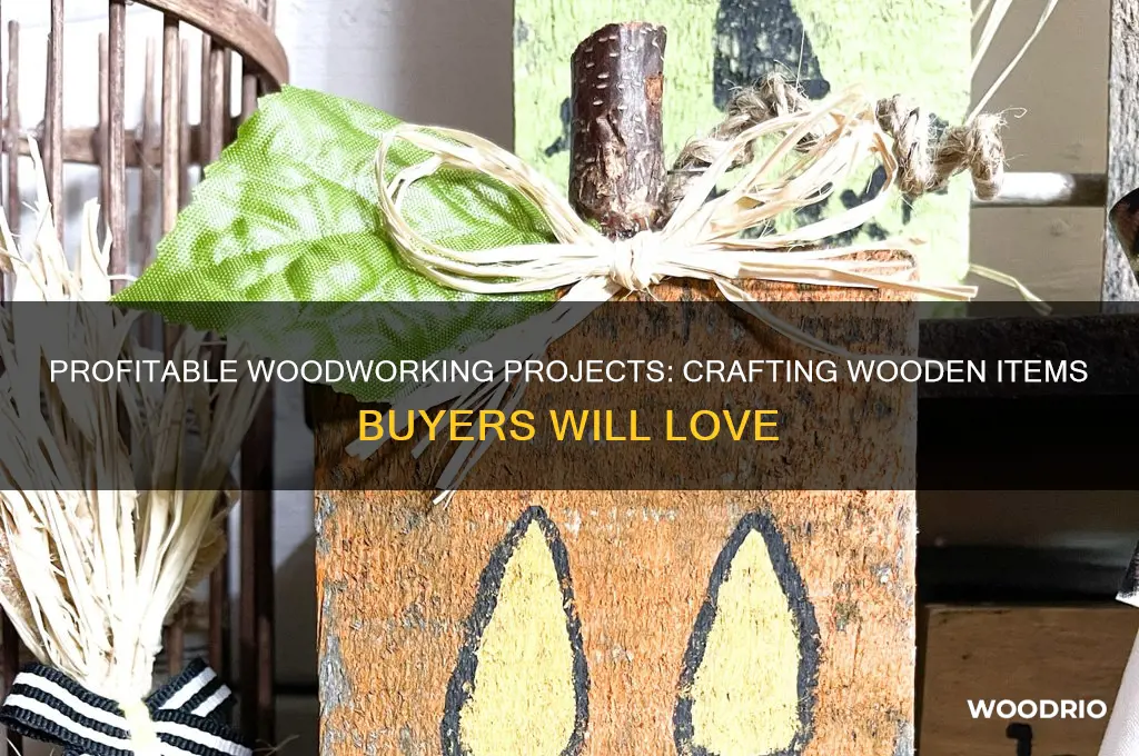 what to make from wood people would buy