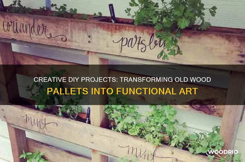 what to make out of old wood pallets