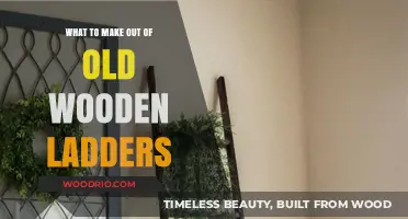 Creative Repurposing: Transforming Old Wooden Ladders into Functional Décor
