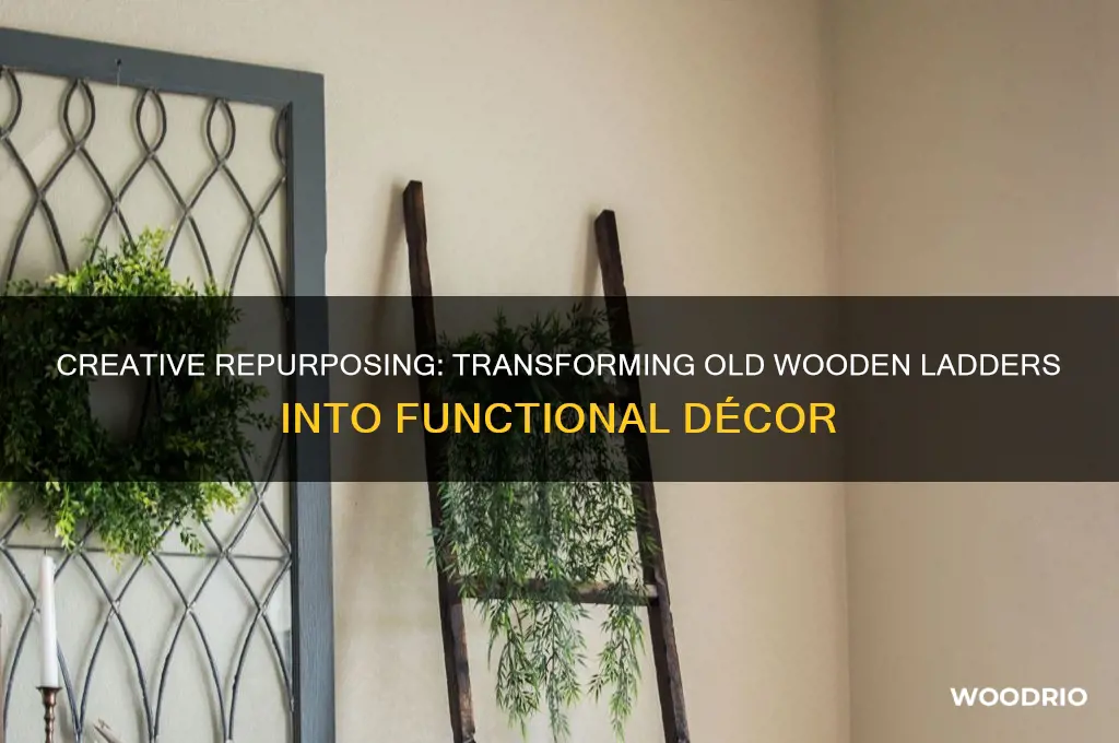 what to make out of old wooden ladders