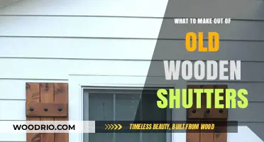 Creative DIY Ideas: Transforming Old Wooden Shutters into Stunning Home Decor