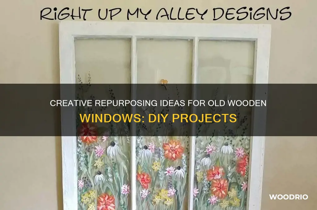 what to make out of old wooden windows