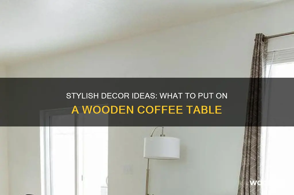 what to put on a wooden coffee table