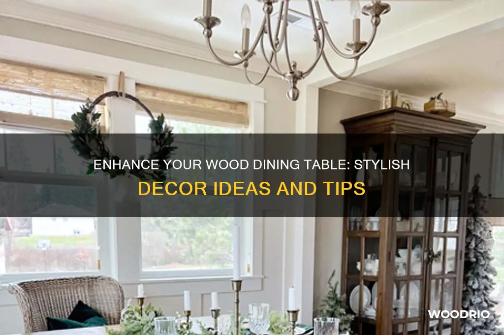 what to put on my wood dinning room table