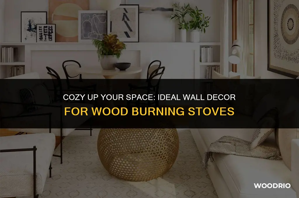 what to put on wall behind wood burning stove