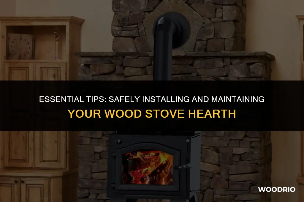 what to put under wood stove