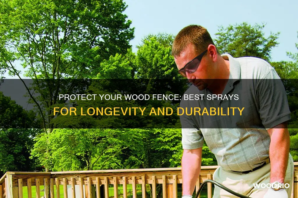 what to spray on wood fence to last longer